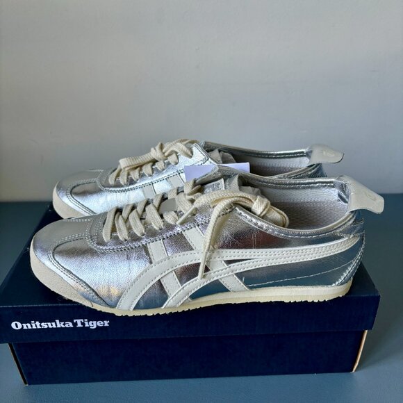 靴 Onitsuka Tiger Mexico 66Silver/Off White Onitsuka Tiger MEXICO 66 Silver Off white / SIZE Mens 11